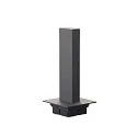 Luminaire d'allées H-POL 60 à 1 flamme, angulaire IP55, anthrazit 