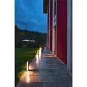 H-POL, Path Light, 2 flame, LED, 3000K, anthracite, height 66 cm
