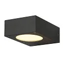 Luminaire mural d’extérieur QUADRASYL WL 15 Bas, angulaire, rigide GX53 IP44, anthrazit gradable