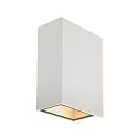LED Wall luminaire QUAD 2 XL, square, 8,6W, COB LED, 3000K, 110°, white