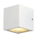 Outdoor Wall luminaire SITRA CUBE, UP/DOWN, IP44, 2x GX53 TCR-TSE max. 9W, white