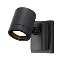 Luminaire mural d’extérieur MYRA SINGLE à 1 flamme, rotatif, inclinable GU10 IP55, anthrazit gradable