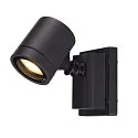 SLV Luminaire mural d’extérieur MYRA SINGLE à 1 flamme, rotatif, inclinable GU10 IP55, anthrazit gradable