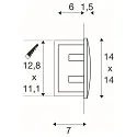 Luminaire d'encastrement mural  DOWNUNDER OUT L IP55