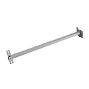 Accessories for OUTDOOR BEAM and MILOX Spot Extension rod, 80cm, silver