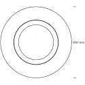 SLV Capot QUICK/UNI INSTALL G2 rond, chrome
