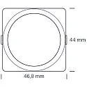 SLV cover, white matt
