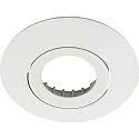 Capot VELIA rond, 6 pièces, blanc mat