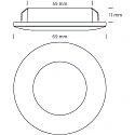 recessed spotlight ALINA G2 IP20, white matt dimmable
