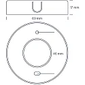 SLV ring for ALINA G2, brushed aluminium