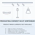 Luminaire à suspension VICO CHANDELIER 6 flammes GU10 IP20, noir gradable