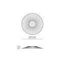 ACB lamp shade PAMELA 3913/50, sand coloured, black