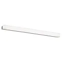 LED wall luminaire BOX 16/3200-90, IP44, 89cm, silver, 15W 4000K 1100lm