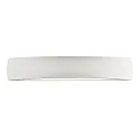 Luminaire mural ALBA 16/3386-53 haut bas, à peindre E14 IP20, opale, blanche gradable