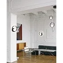 ACB Luminaire mural HALO 16/3815 IP20, opale, noir