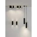 wall luminaire LUX 16/3989-2 IP20, black, black glossy