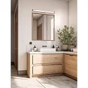 ACB mirror luminaire DUNE 16/3992-60 IP44, chrome, opal