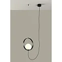 ACB Luminaire à suspension HALO 3815/1 à 1 flamme IP20, opale, noir