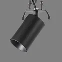 Luminaire de plafond ZOOM 3764/9  réglable GU10 IP20, noir  gradable
