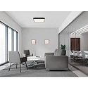 ACB ceiling luminaire OPORTO 3973/60 with diffuser IP20, black