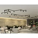 ACB Luminaire de plafond LUX 3989/6 IP20, or, noir brillant