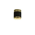 Luminaire de plafond LUX 3989/10 IP20, or, noir brillant