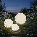 Lampe à boule PLUG-N-PLAY Ø 300MM avec douille E27 IP65, anthrazit, moucheté