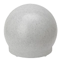 ball luminaire PLUG-N-PLAY Ø 300MM with lamp socket E27 IP65, light grey, melange
