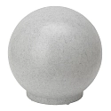 Lampe à boule PLUG-N-PLAY Ø 400MM avec douille E27 IP65, gris clair, moucheté