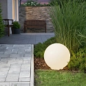 Lampe à boule PLUG-N-PLAY Ø 500MM avec douille E27 IP65, moucheté, couleur sable