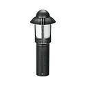 Luminaire en forme de borne TYPE NO 0531 langue, avec couverture E27 44, noir  gradable