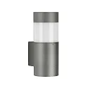 LED Outdoor Wall luminaire Type No. 0274, IP54 IK08, 9W 3000K 1000lm, glass opal, anthracite