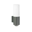 Luminaire mural d'extérieur TYPE NO 0278 dimmable, avec détecteur de mouvement IP54, anthrazit, mat gradable