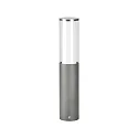 Pedestal luminaire Type No. 0545, IP44, height 50cm, E27 max. 20W (LED),stainless steel acrylic glass inside opal, anthracite