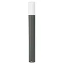 Luminaire borne TYPE NO 3077 standard, cylindrique E27 IP54, anthrazit