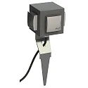 socket column TYPE NO 4414 4-fold, anthracite, matt