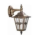 Luminaire mural d'extérieur TYPE NO 1805 Bas E27 23, marron, laiton satiné gradable