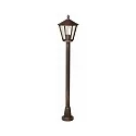 Luminaire d'allées TYPE NO 4129 E27 44, marron, laiton satiné gradable