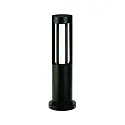 Luminaire en forme de borne TYPE NO 0507 cylindrique E27 44, noir mat