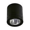Plafonnier extérieur TYPE NO 2140 rigide GU10 23, noir mat gradable