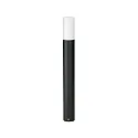 Luminaire borne TYPE NO 2277 cylindrique, dimmable IP54, noir mat gradable