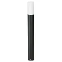 Luminaire borne TYPE NO 3077 standard, cylindrique E27 IP54, noir