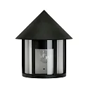 Luminaire mural d'extérieur TYPE NO 3222 semi-circulaire E27 44, noir mat gradable