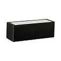 LED Outdoor Wall luminaire Type No. 6368, 2-sided, square, IP44, width 30cm, 2x 7.8W 3000K 580lm, cast alu, dimmable, black