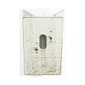 Corner bracket square Type No. 1006 for Albert Outdoor Wall luminaires, white-gold
