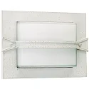 Outdoor Wall and Ceiling luminaire Type No. 6263, square, 1 cross brace, IP44, E27 QA55 max. 57W, cast alu, white-gold