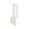Luminaire mural d'extérieur TYPE NO 0215 haut, cylindrique E27 44, blanche gradable