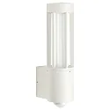 Luminaire mural d’extérieur TYPE NO 0215 cylindrique, avec détecteur de mouvement E27 IP44, blanche 