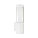 Luminaire mural d'extérieur TYPE NO 0215 cylindrique, avec spot LED E27 + GU10 44, blanche gradable