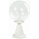 Luminaire en forme de borne TYPE NO 0501 rond E27 44, blanche gradable